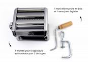 Laminoir à Pâtes Impéria (n°1 en Italie) - Modèle Titania - Inox