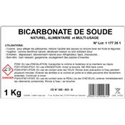 Bicarbonate de Soude Alimentaire 1 kg - Naturel & Multi-usage – Cuisine, Ménage, Bien-être