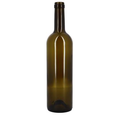 Bouteille de Vin Vide en Verre 75 cl – Bordelaise – Verte