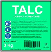 Talc Alimentaire en Poudre – 3 kg