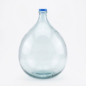 Dame-jeanne 34 L - Verre Transparent, Entourage Plastique